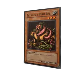 Yugioh CCG Collectable 1996 Konami The Wicked Worm Beast - Image 3