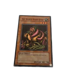 Yugioh CCG Collectable 1996 Konami The Wicked Worm Beast - Image 4