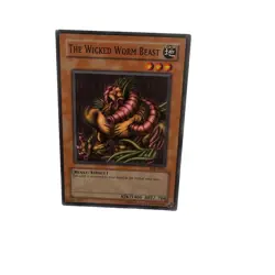 Yugioh CCG Collectable 1996 Konami The Wicked Worm Beast - Image 5