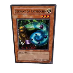Yugioh Konami CCG Collectable 1996 Servent Of Catabolism - Image 5