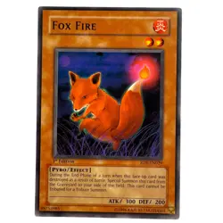 Yugioh CCG Collectable 1996 Konami Fox Fire 1st Edition - Image 1