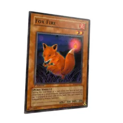 Yugioh CCG Collectable 1996 Konami Fox Fire 1st Edition - Image 2