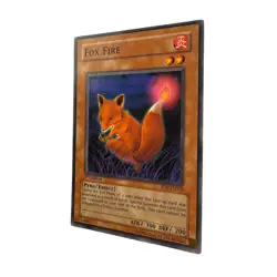 Yugioh CCG Collectable 1996 Konami Fox Fire 1st Edition - Image 3