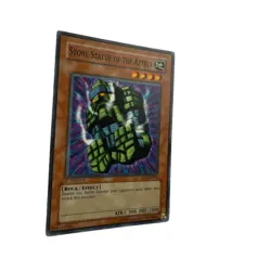 Yugioh CCG Collectable 1996 Konami Stone Statue Of The Aztecs 1st Edition - Image 2