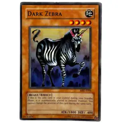Yugioh CCG Collectable 1996 Konami Dark Zebra - Image 1