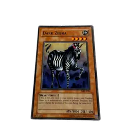 Yugioh CCG Collectable 1996 Konami Dark Zebra - Image 4