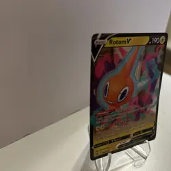 Pokemon Card 2023 ROTOM V Full Art Ultra Rare Holo 045/159 CROWN ZENITH NM/M - Image 4