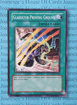 PTDN-EN061 Gladiator Proving Ground Yu-Gi-Oh Card Unl - Image 1