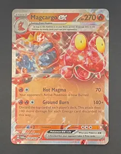 Pokemon Card Magcargo EX 029/167 Twilight Masquerade - Near Mint - Image 1