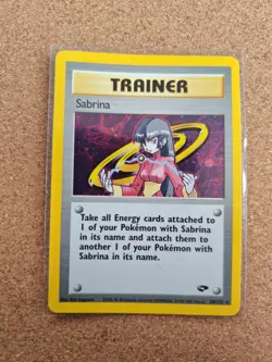 Pokemon TCG Sabrina Gym Challenge Holo Rare Card 20/132 NM/LP - Image 1