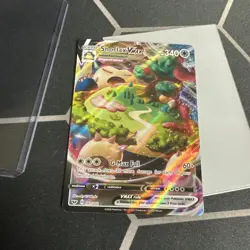 Pokemon TCG Snorlax VMAX Holo Ultra Rare Card Sword & Shield Base Set 142/202 - Image 1