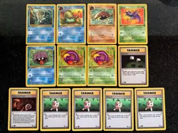 1st Edition Original Pokemon Fossil 13 Card Lot Good Shape! SHIPS FAST! - Image 1