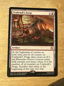 Urabrask's Forge 153 NM MTG Phyrexia: All Will Be One Magic - Image 1