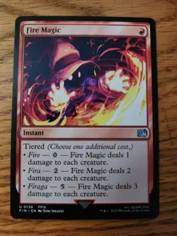 Fire Magic 136 Final Fantasy NM MTG Magic FIN Uncommon - Image 1