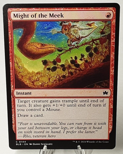 MTG - Bloomburrow - Might of the Meek - #0144 - Playset x4 - Near Mint - Image 1