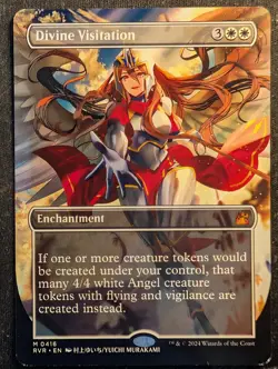 Divine Visitation - Anime Borderless - Ravnica Remastered (MTG) - Image 1
