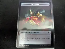 MTG Magic the Gathering Elephant / Treasure Token TDM! - Image 2