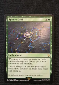 MTG - Sphere Grid - Commander: FINAL FANTASY - Near Mint Rare FIC #70 Non Foil - Image 1