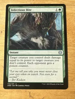 Infectious Bite #172 (NM) Phyrexia All Will Be One ONE Magic MTG - Image 1