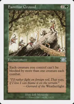 MTG - Familiar Ground - Classic Sixth Edition - X1 - (NM) - - Image 1