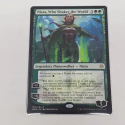 Nissa, Who Shakes The World 2019 Magic MTG War of the Spark #169 - NM - Image 1