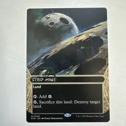 STRIP MINE (040) (BORDERLESS) Edge Of Eternities: Stellar Sights MTG - Image 1