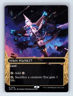High Market #0018 Borderless Rare MTG 25 Edge of Eternities: Stellar Sights - Image 1