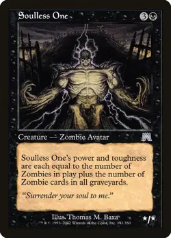MTG Soulless One Onslaught Regular NM - Image 1