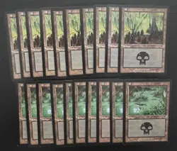 MTG 20X JAPANESE ODYSSEY SWAMP NM BASIC LANDS MAGIC THE GATHERING COMMON - Image 3