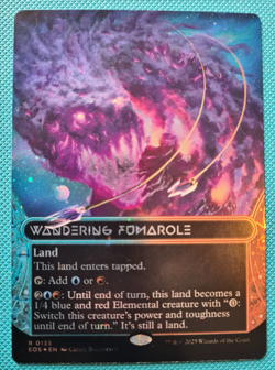 MTG - Wandering Fumarole - Galaxy Foil - Stellar Sights - Edge of Eternities - Image 2