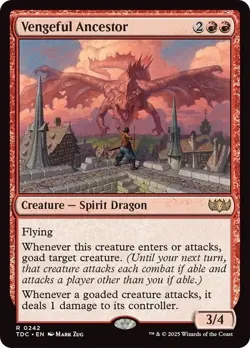 Magic MTG - Vengeful Ancestor - Tarkir Dragonstorm - M/NM - Image 1