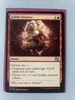 MTG Goblin Surprise ** Foundations Jumpstart ** English (NM) - Image 1