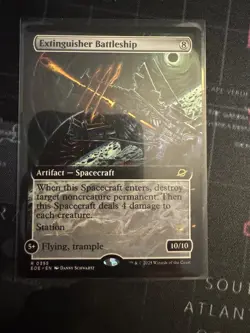 MtG EOE Extinguisher Battleship #355 Extended Art Non-Foil - Image 1