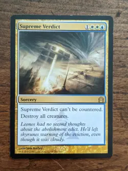 MtG - Supreme Verdict - Return to Ravnica - (RTR) - Excellent - Image 1