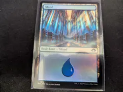 MTG Magic the Gathering FOIL Island 0312 MH3! - Image 1