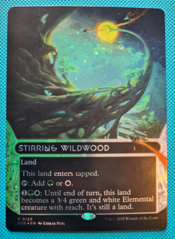 MTG - Stirring Wildwood - Galaxy Foil - Stellar Sights - Edge of Eternities - Image 2