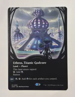 Uthros, Titanic Godcore 285-Mythic Borderless-Regular Finish-MTG EOE-NM - Image 1