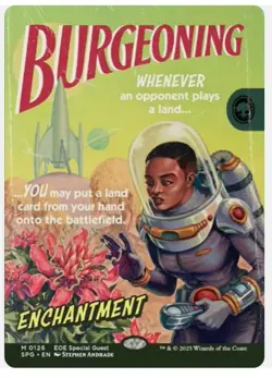 Burgeoning (Showcase) Foil 126 Special Guests- Near Mint - MTG - Image 1