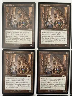 Workhorse Dozen! TWELVE x Workhorse Artifact Creature Exodus Rare Magic MTG - Image 2