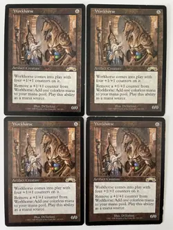 Workhorse Dozen! TWELVE x Workhorse Artifact Creature Exodus Rare Magic MTG - Image 4