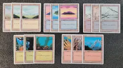 15 Alternate Fourth Basic Land Set 1 each - Misprint/Error - Alt 4th - MTG FTG - Image 1