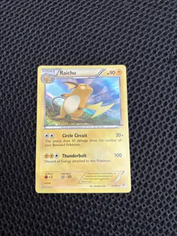Pokemon TCG - 2016 Raichu 27/83 - Generations - Holo - Mint/ LP - Image 2