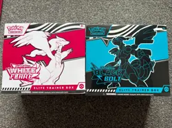 Black Bolt and White Flare ETB - Pokemon TCG New And Sealed - Image 1