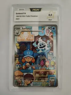 Carte Pokemon - Sorboul 190/182 - Faille Paradoxe EV04 PCA 9,5 - Image 1