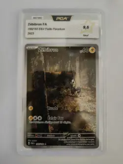 Carte Pokemon - Zebibron 195/182 - Faille Paradoxe EV04 PCA 9,5 - Image 1