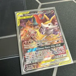 Charizard & Braixen GX SM230 Promo Pokemon Sun & Moon Tag Team - Image 1