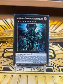 Yugioh Galaxieaugen-Korperpanzer-Photonendrache Platinum Secret Rare RA01-DE037 - Image 1