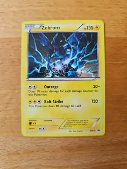 Pokemon Zekrom BW24 Holo Promo Card Black and White, Near Mint Condition - Image 1