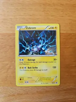 Pokemon Zekrom BW24 Holo Promo Card Black and White, Near Mint Condition - Image 2