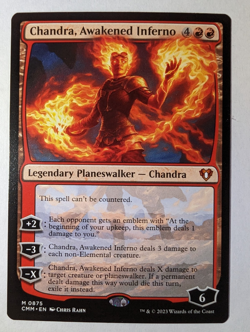 MTG Chandra, Awakened Inferno (875/1173) Commander Masters NM - Image 2